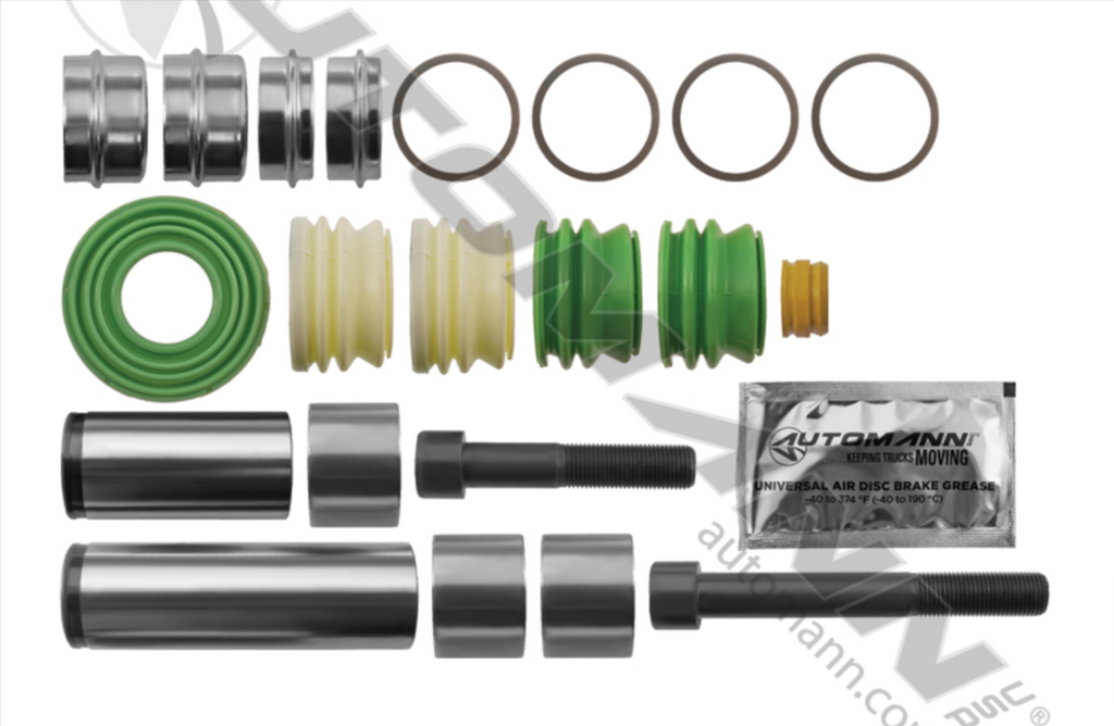 100.A1438.12- Caliper Guide Pin Kit HTD-377; PAN19-1 - Nick's Truck Parts