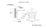 1077-09116-05X-Borg-Warner Style Remanufactured Fan Hub (Rear Air) (Core Deposit    $100 Included in Price) - Nick's Truck Parts