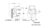 1077-09118-01X-Borg-Warner Style Remanufactured Fan Hub (Rear Air) (Core Deposit    $100 Included in Price) - Nick's Truck Parts