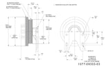 1077-09303-03X-Borg-Warner Style Remanufactured Fan Hub (Rear Air) (Core Deposit    $100 Included in Price) - Nick's Truck Parts