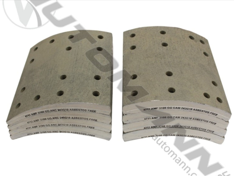 140.4711.31- Brake Lining - Nick's Truck Parts