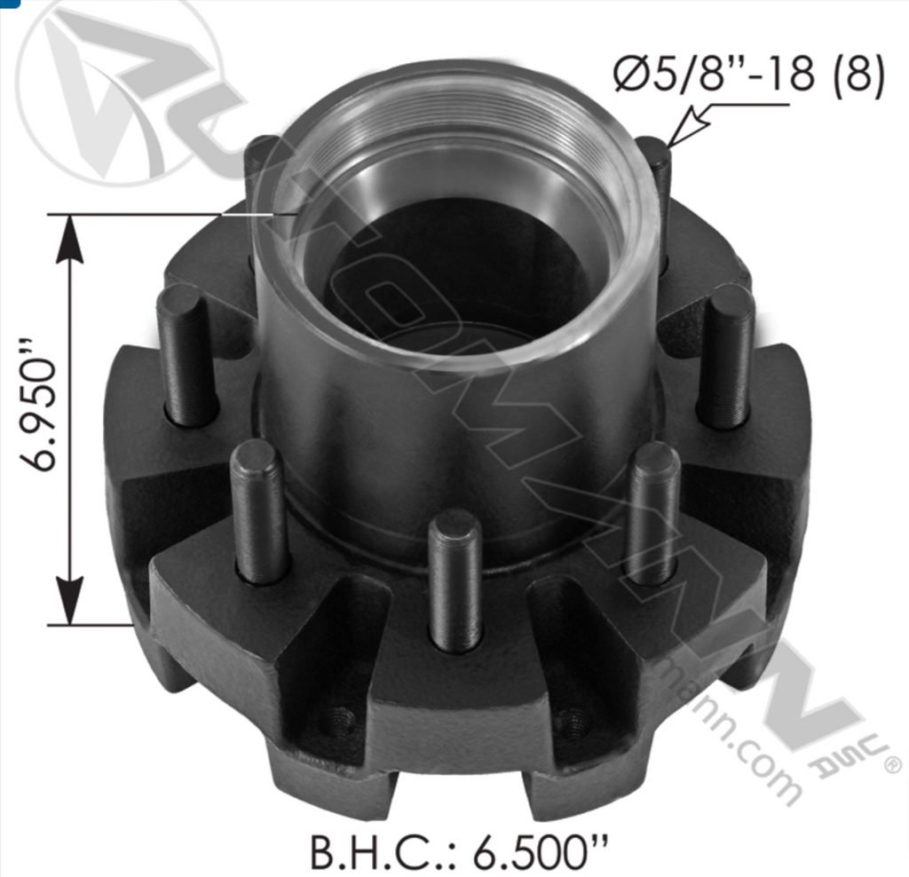 150.821408 - Oil Hub 12K High Profile - Nick's Truck Parts