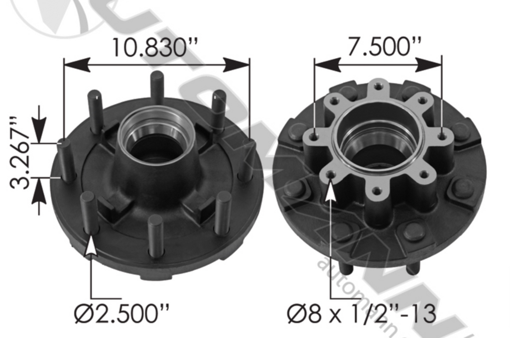 150.840106 - Oil Hub 15K - Nick's Truck Parts