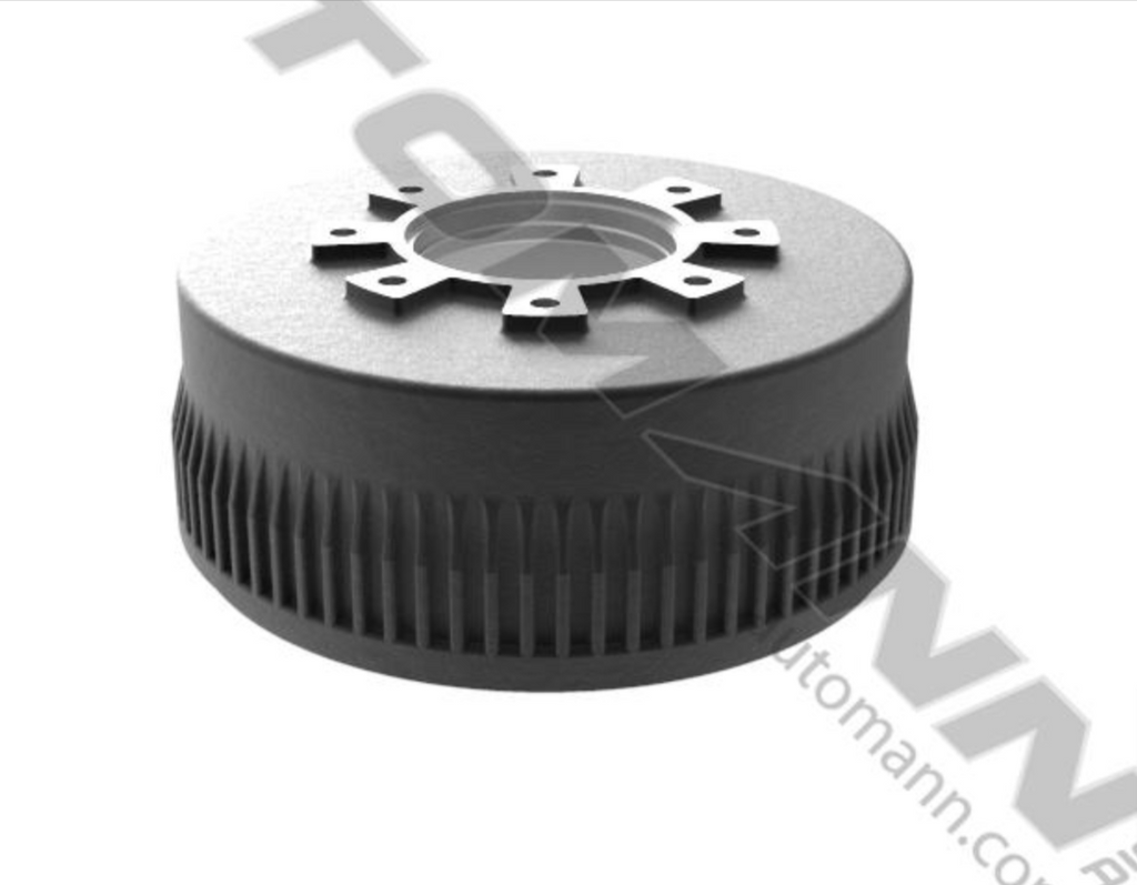 151.24001 - Brake Drum 10K - Nick's Truck Parts