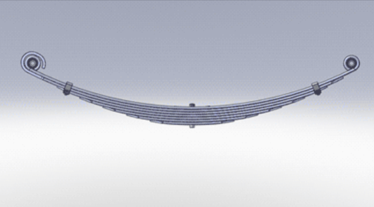46-1233 - Leaf Spring - Nick's Truck Parts
