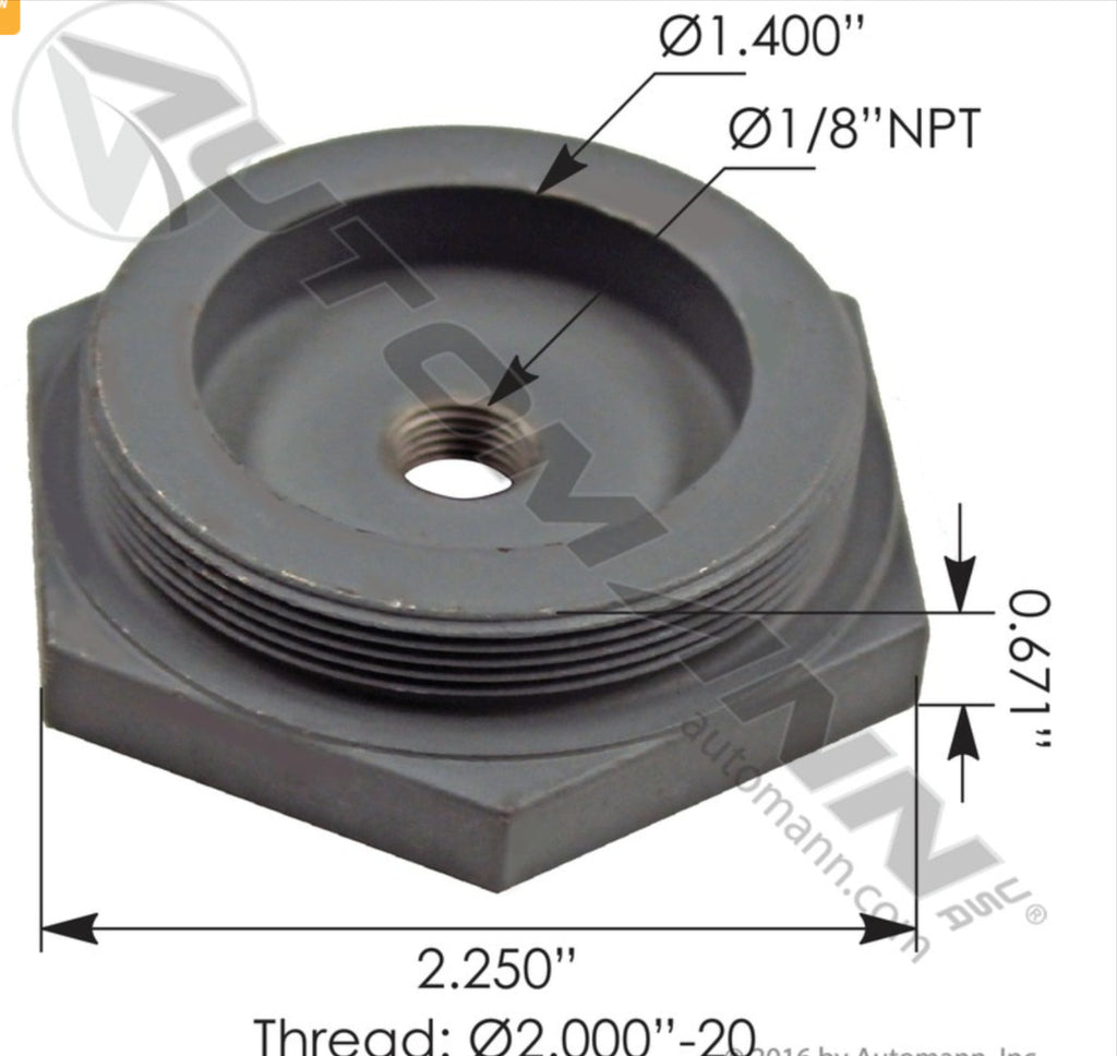 460.75- King Pin Cap - Nick's Truck Parts