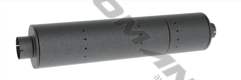 562.U64510-Muffler 4in Inlet 5in Outlet 10in Body - Nick's Truck Parts
