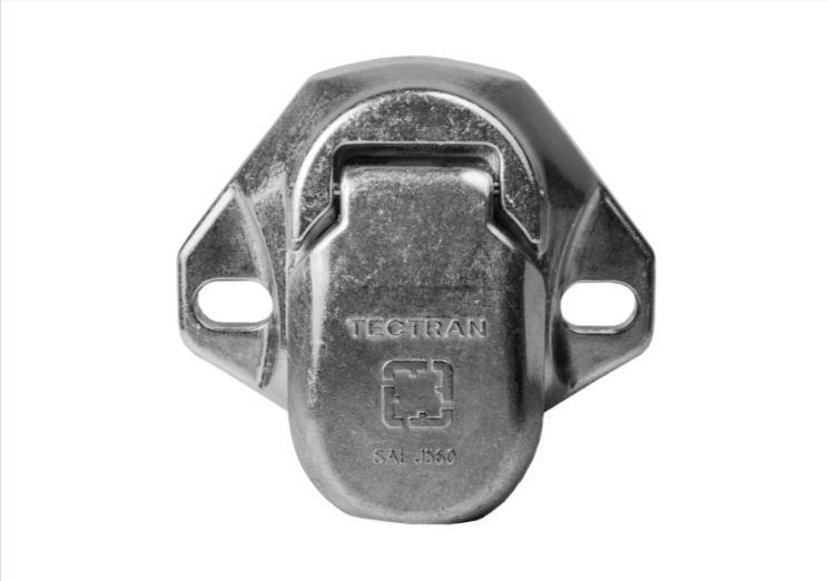 670-75A- Tectran 7-Way Socket w/Bullet Terminlas-Solid Pin - Nick's Truck Parts