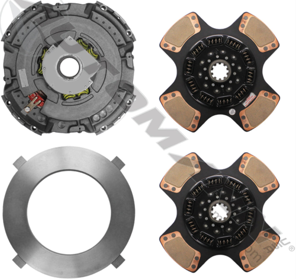 755.NC1650-74S - Clutch Assy 15.500in X 2in Angle Spring - Nick's Truck Parts
