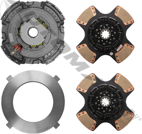 755.NC1650-74S - Clutch Assy 15.500in X 2in Angle Spring - Nick's Truck Parts
