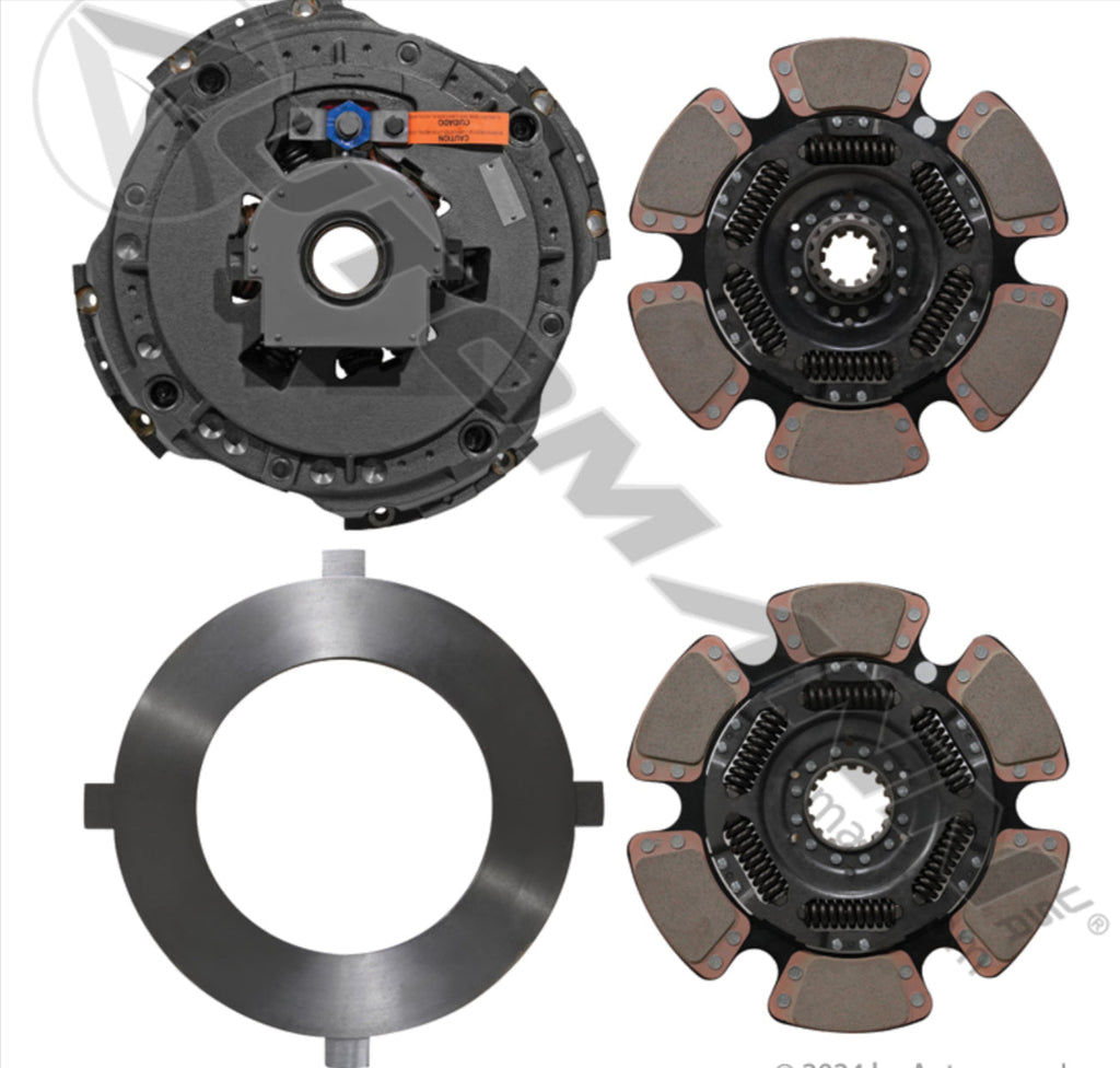 755.NC2250-89TP - Clutch Assy 15.5in x 2in Easy Effort TP - Nick's Truck Parts