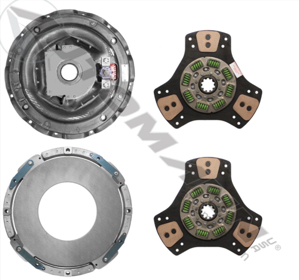 755.NC900-10SS - Clutch Assy 14in X 1.750in Dual Plate - Nick's Truck Parts