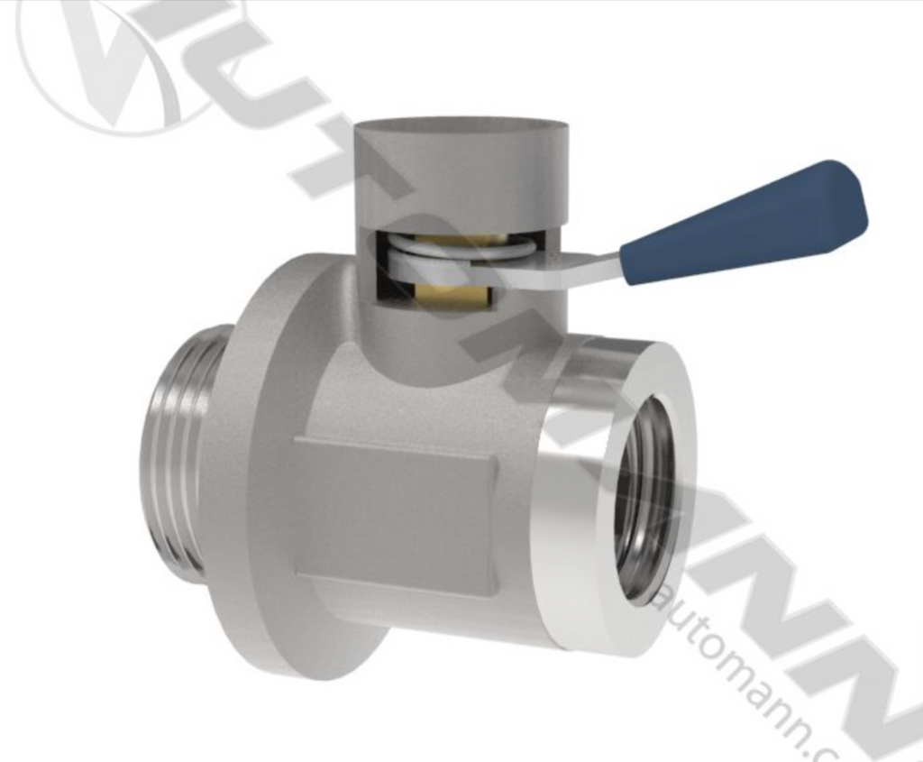 802.QDV008 - Quick Drain Valve 24mm-1.5 - Nick's Truck Parts