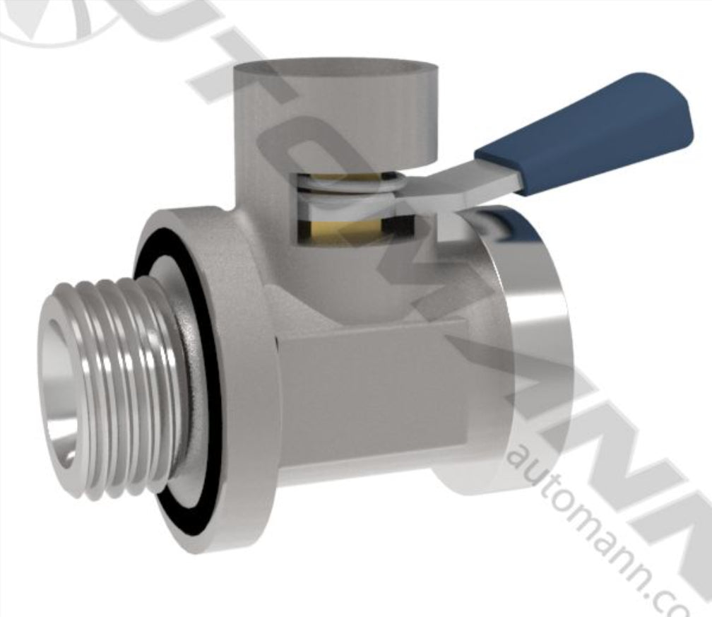 802.QDV204 - Quick Drain Valve 3/4in-16 UNF - Nick's Truck Parts