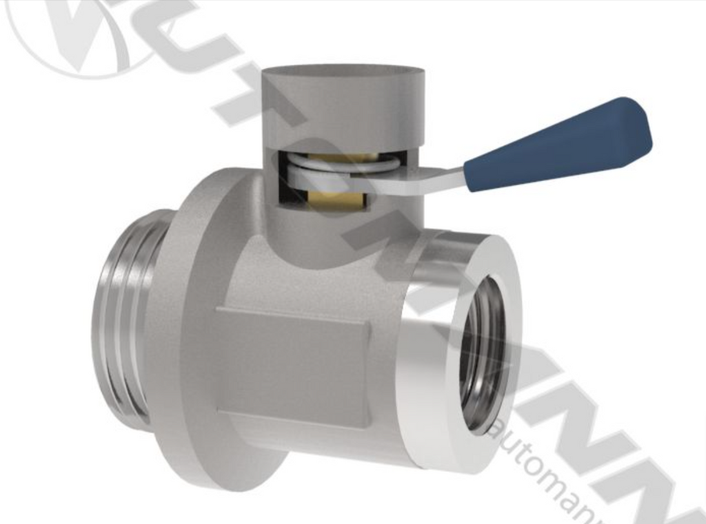 802.QDV207 - Quick Drain Valve 26mm-1.5 - Nick's Truck Parts