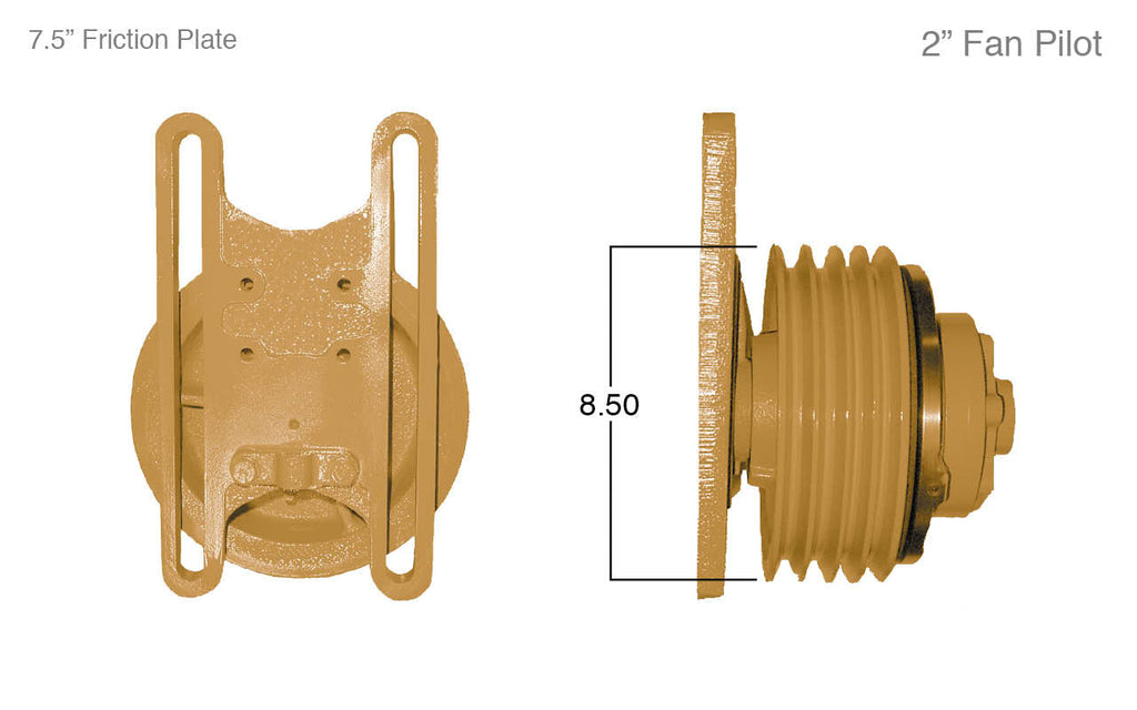 90005-Remanufactured Fan Clutch-Caterpillar (Core Deposit $250 Included in Price) - Nick's Truck Parts