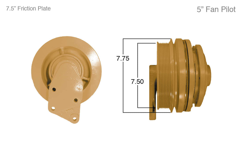 90014-Remanufactured Fan Clutch-Caterpillar (Core Deposit $250 Included in Price) - Nick's Truck Parts
