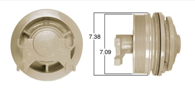 90025-Remanufactured Fan Clutch-Cummins (Core Deposit $250 Included in Price) - Nick's Truck Parts