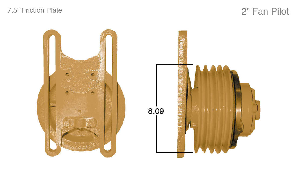 90028-Remanufactured Fan Clutch-Caterpillar (Core Deposit $250 Included in Price) - Nick's Truck Parts