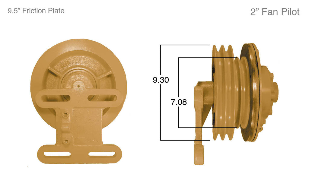 91003-Remanufactured Fan Clutch-Caterpillar (Core Deposit $250 Included in Price) - Nick's Truck Parts