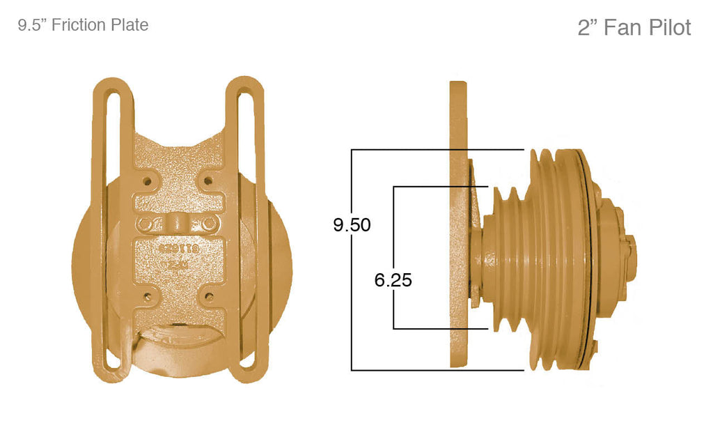 91007-Remanufactured Fan Clutch-Caterpillar (Core Deposit $250 Included in Price) - Nick's Truck Parts