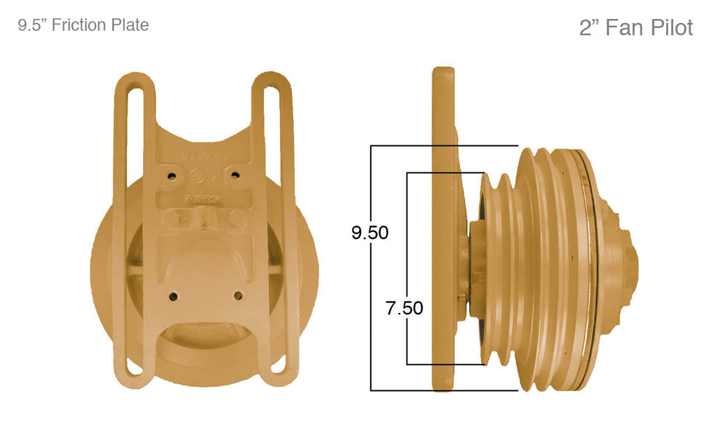 91008-Remanufactured Fan Clutch-Caterpillar (Core Deposit $250 Included in Price) - Nick's Truck Parts
