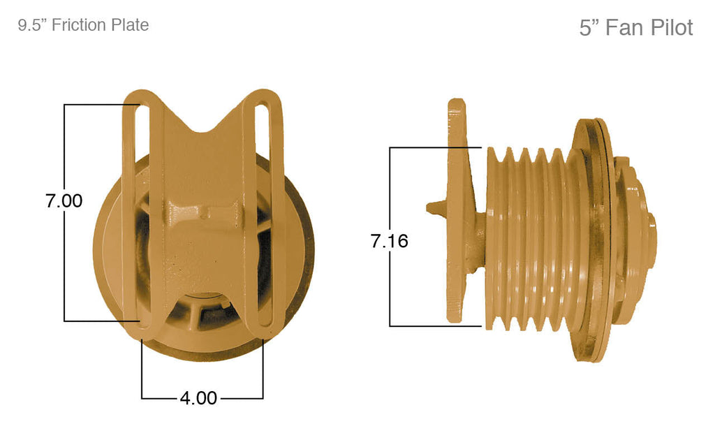 91012-Remanufactured Fan Clutch-Caterpillar (Core Deposit $250 Included in Price) - Nick's Truck Parts