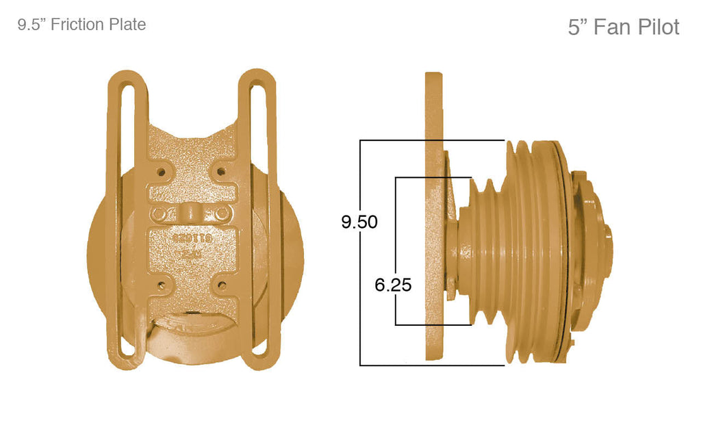 91013-Remanufactured Fan Clutch-Caterpillar (Core Deposit $250 Included in Price) - Nick's Truck Parts