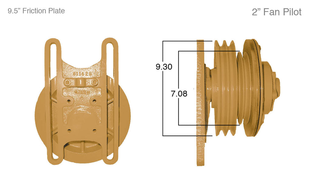 91017-Remanufactured Fan Clutch-Caterpillar (Core Deposit $250 Included in Price) - Nick's Truck Parts