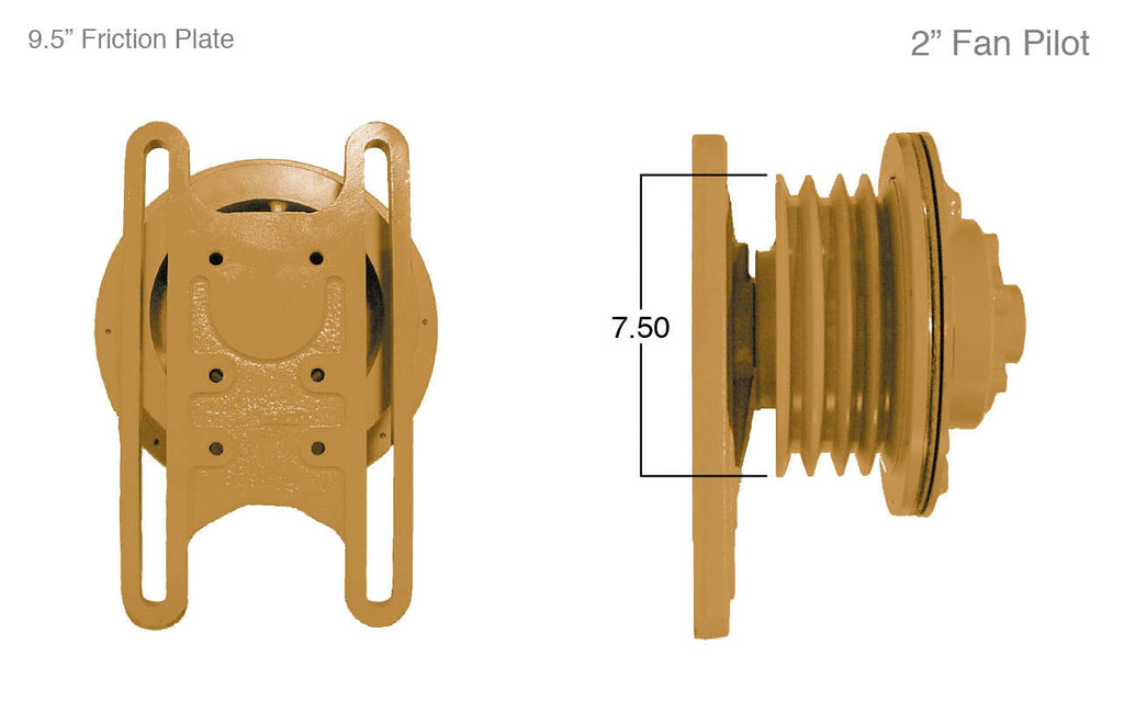 91027-Remanufactured Fan Clutch-Caterpillar (Core Deposit $250 Included in Price) - Nick's Truck Parts