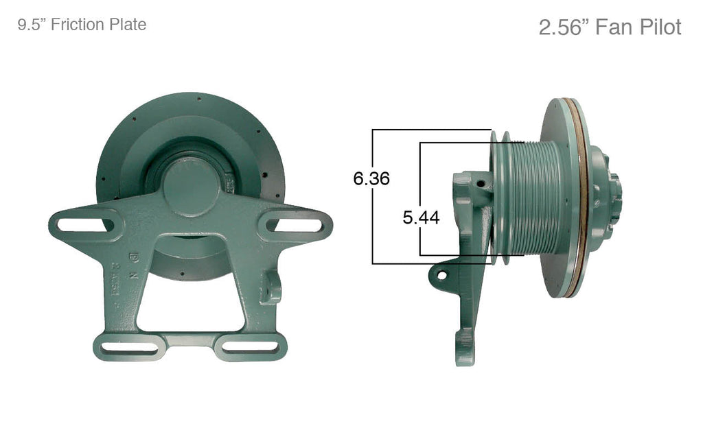 91033-Remanufactured Fan Clutch-Detroit (Core Deposit $250 Included in Price) - Nick's Truck Parts