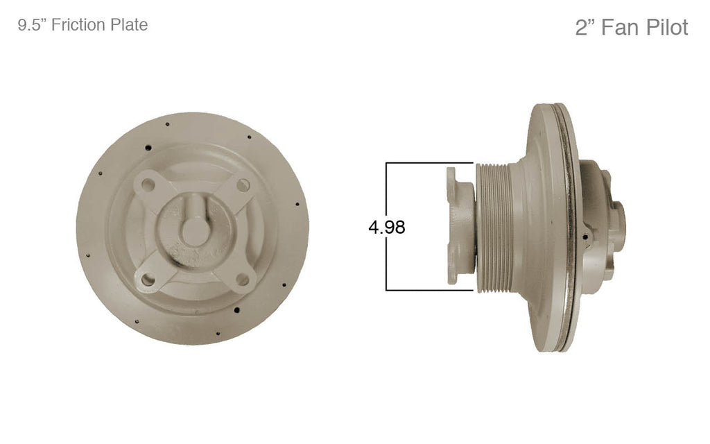 91036-Remanufactured Fan Clutch-Cummins (Core Deposit $250 Included in Price) - Nick's Truck Parts