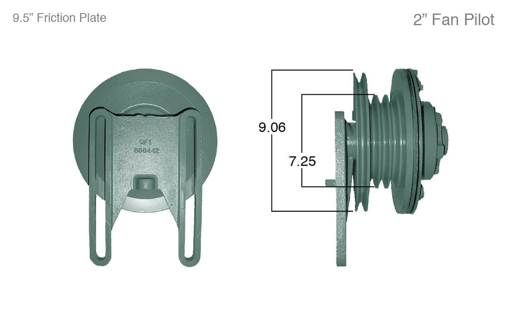 91037-Remanufactured Fan Clutch-Detroit (Core Deposit $250 Included in Price) - Nick's Truck Parts