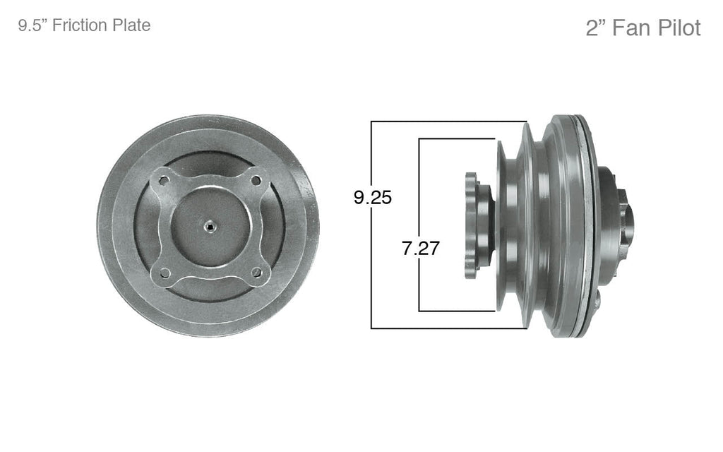 91040-Remanufactured Fan Clutch-MCI Remote Mount (Core Deposit $250 Included in Price) - Nick's Truck Parts