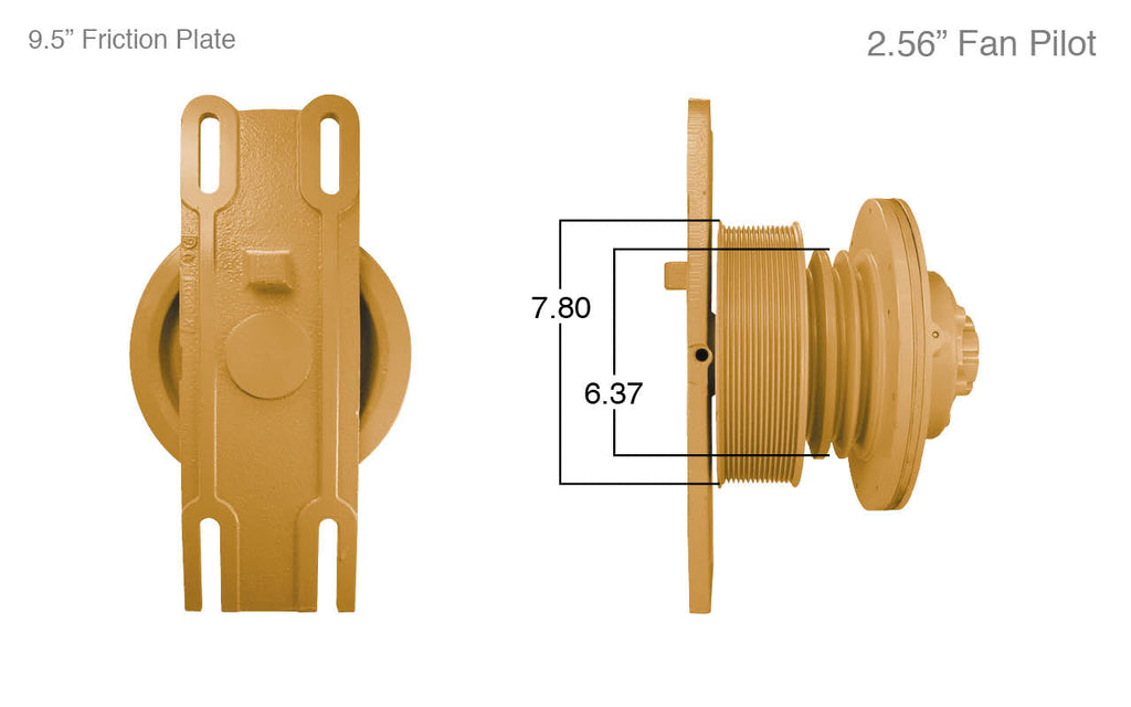 91059-Remanufactured Fan Clutch-Caterpillar (Core Deposit $250 Included in Price)