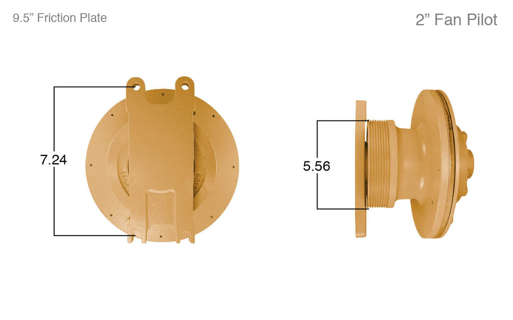 91071-Remanufactured Fan Clutch-Caterpillar (Core Deposit $250 Included in Price) - Nick's Truck Parts