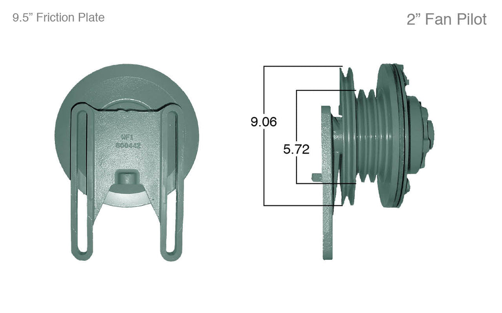 91077-Remanufactured Fan Clutch-Detroit (Core Deposit $250 Included in Price) - Nick's Truck Parts
