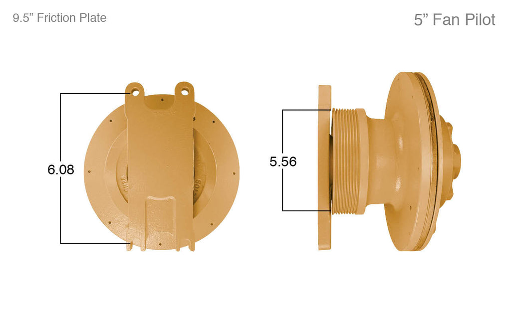 91085-Remanufactured Fan Clutch-Caterpillar (Core Deposit $250 Included in Price) - Nick's Truck Parts