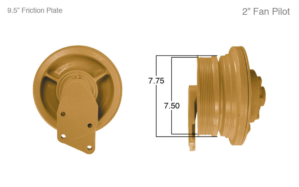91090-Remanufactured Fan Clutch-Caterpillar (Core Deposit $250 Included in Price) - Nick's Truck Parts