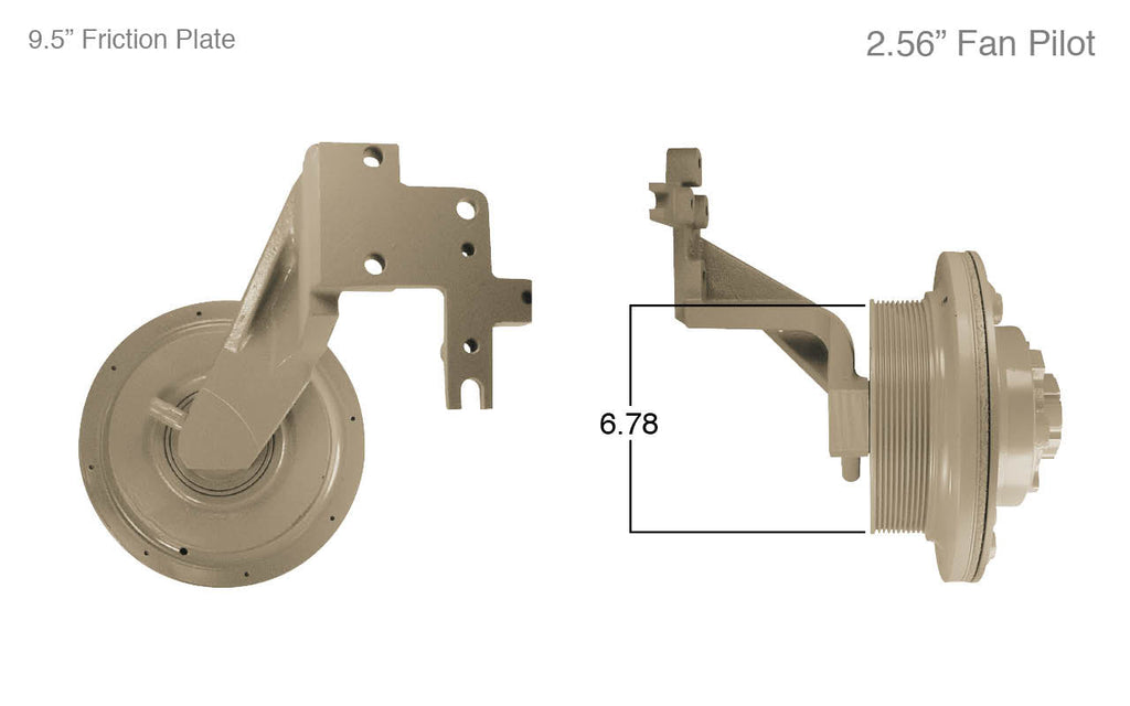 91093-Remanufactured Fan Clutch-Cummins (Core Deposit $250 Included in Price) - Nick's Truck Parts