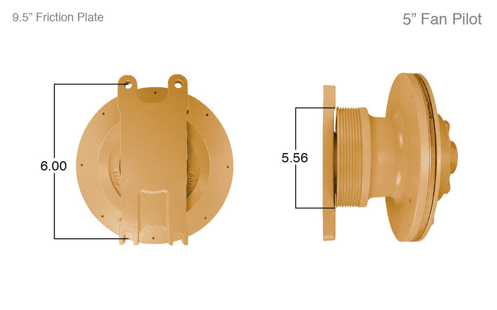 91098-Remanufactured Fan Clutch-Caterpillar (Core Deposit $250 Included in Price) - Nick's Truck Parts