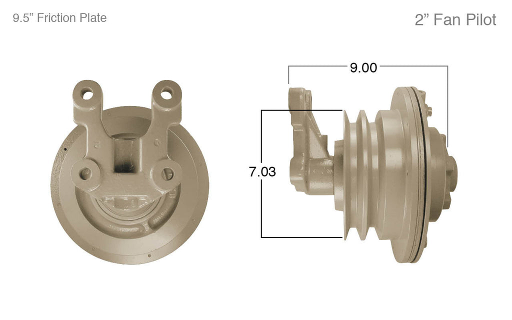91112-Remanufactured Fan Clutch-Cummins (Core Deposit $250 Included in Price) - Nick's Truck Parts