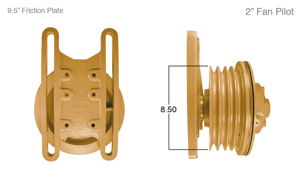 91116-Remanufactured Fan Clutch-Caterpillar (Core Deposit $250 Included in Price) - Nick's Truck Parts