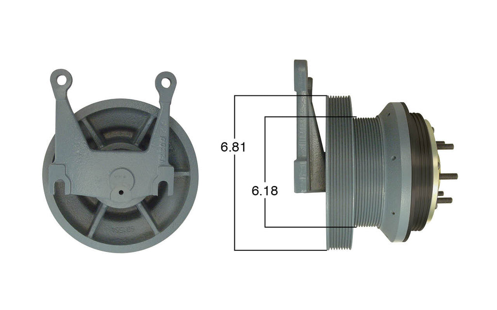 99007-Remanufactured Fan Clutch-GoldTop ( Core Deposit $250 Included in Price ) - Nick's Truck Parts
