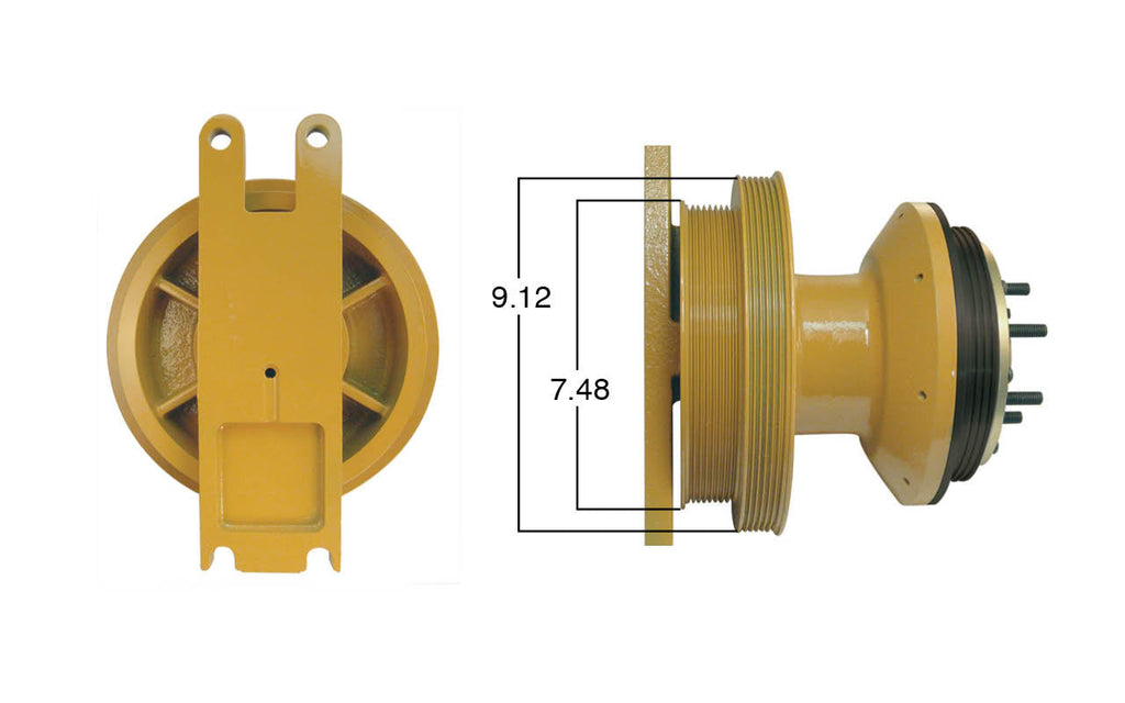 99189-Remanufactured Fan Clutch-GoldTop (Core Deposit $250 Included in Price) - Nick's Truck Parts