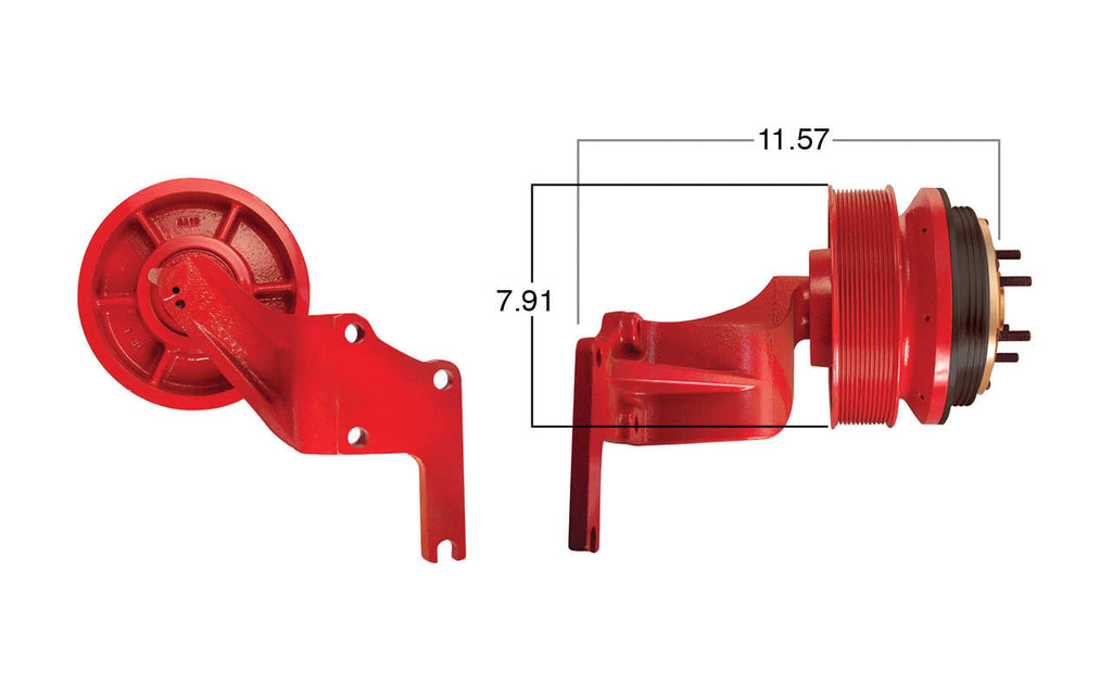 99206-Remanufactured Fan Clutch-GoldTop (Core Deposit $250 Included in Price) - Nick's Truck Parts