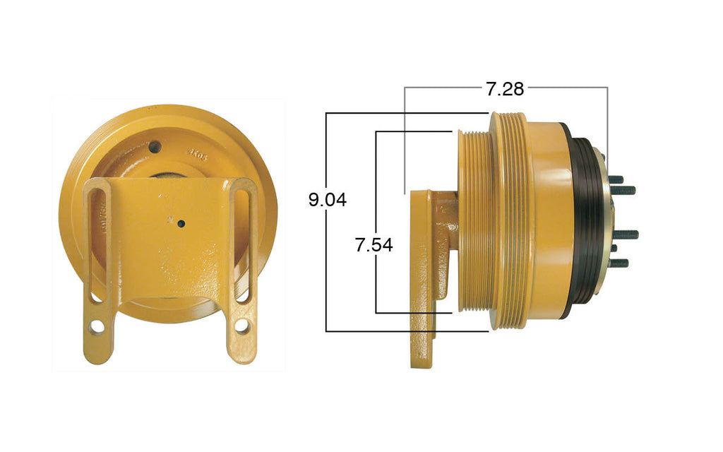 99208-Remanufactured Fan Clutch-GoldTop Conversion (Core Deposit $250 Included in Price) - Nick's Truck Parts