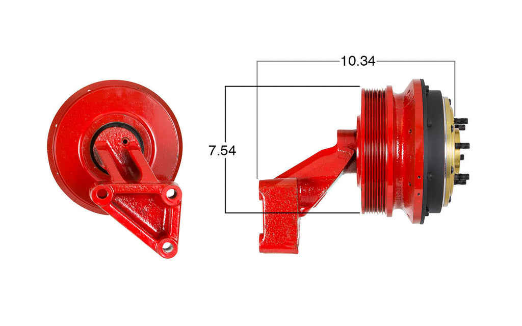 99219-Remanufactured Fan Clutch-GoldTop Conversion (Core Deposit $250 Included in Price) - Nick's Truck Parts