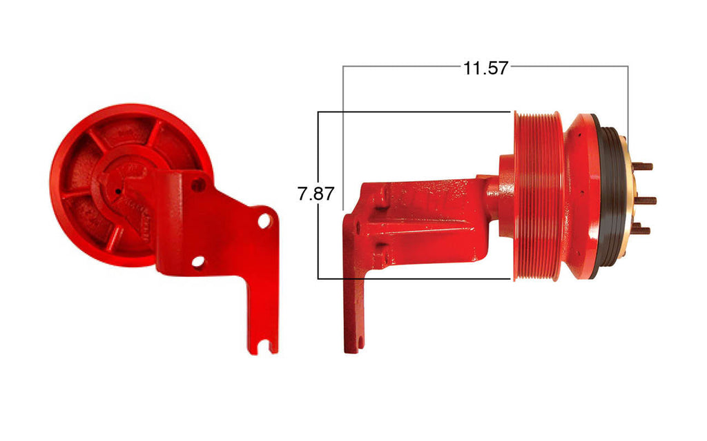 99232-Remanufactured Fan Clutch-GoldTop (Core Deposit $250 Included in Price) - Nick's Truck Parts
