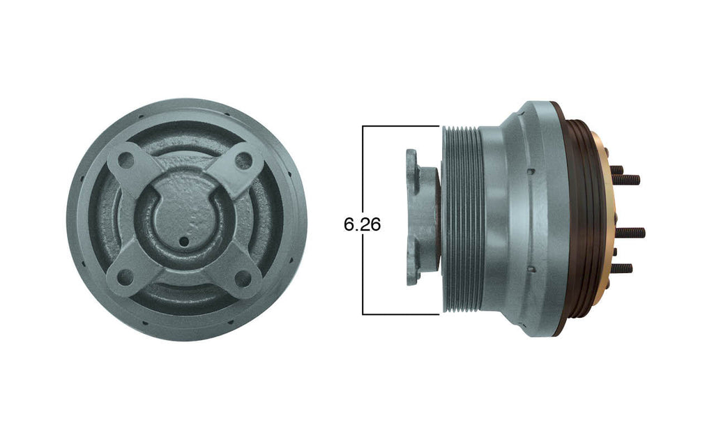 99256-Remanufactured Fan Clutch-GoldTop (Core Deposit $250 Included in Price) - Nick's Truck Parts